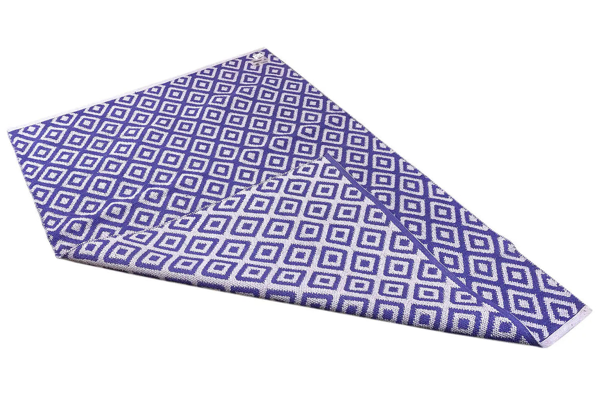 Modern kilim - Samak 04 Violet - German Carpet Shop