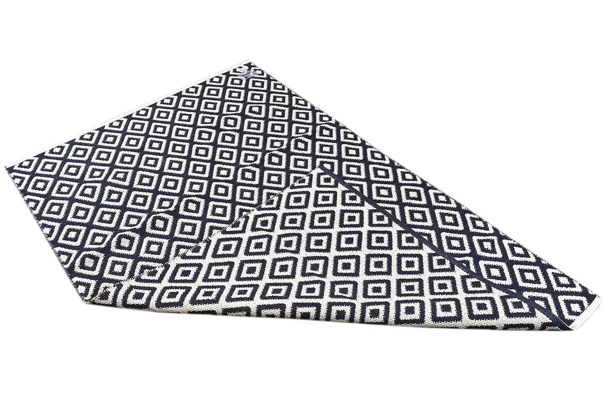Modern Kilim - Samak 04 Black - German Carpet Shop