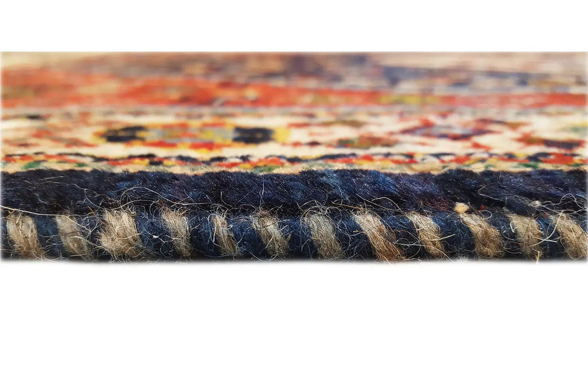 Rug backing with fringes and a dense pile structure