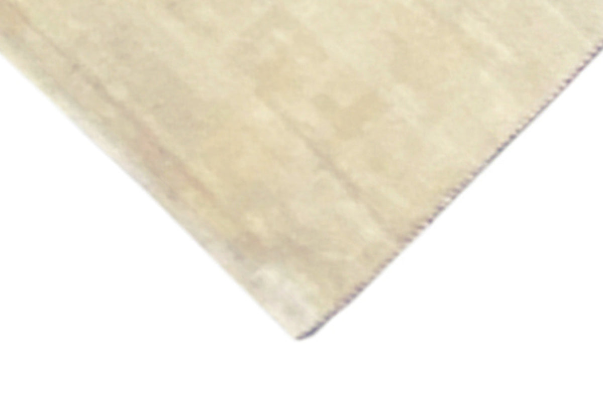 Gabbeh rug, light beige close-up: fine lines and matte texture