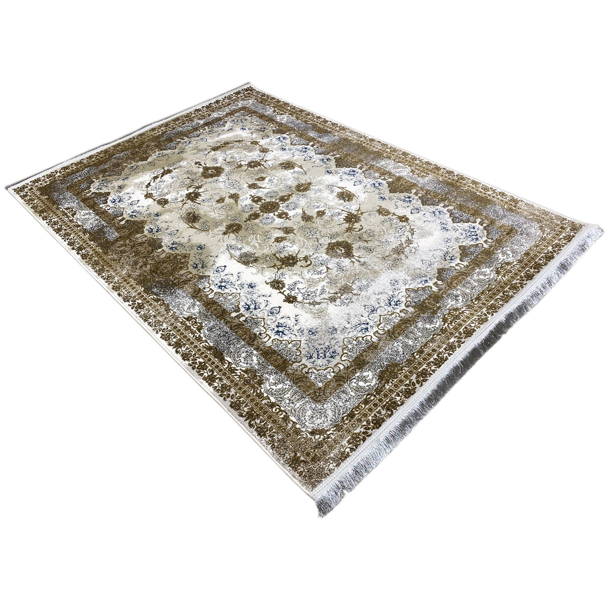 Carpet 170x240 cm, close-up view of the edge with ornamental border