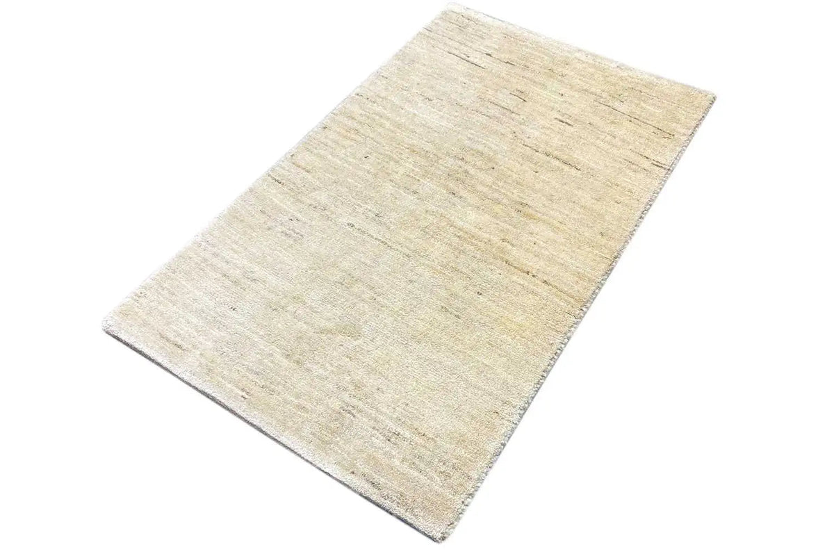 Gabbeh rug, natural beige, rectangular, flat-lying, uniform pattern
