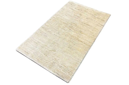 Gabbeh rug, natural beige, rectangular, flat-lying, uniform pattern