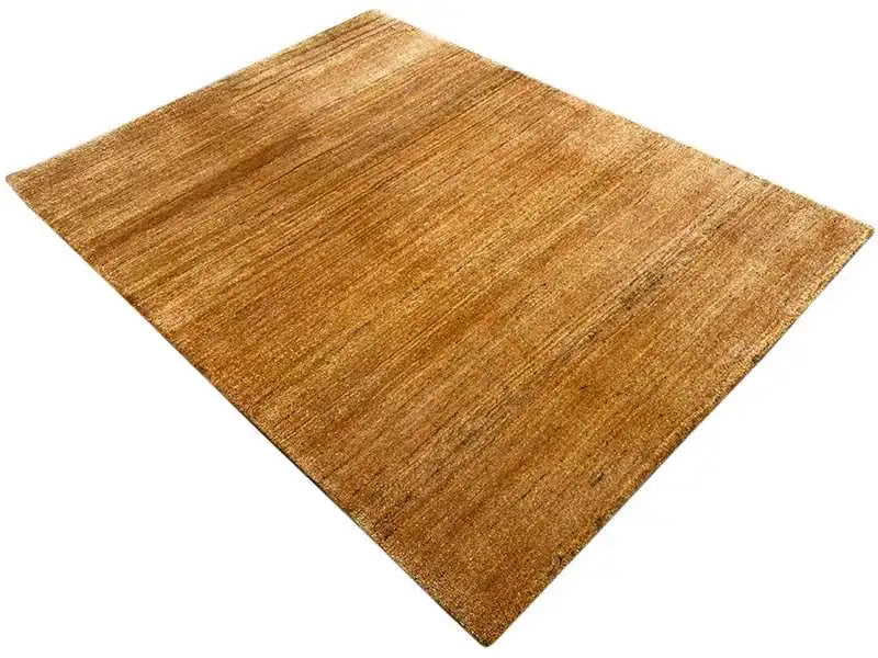 Gabbeh rug, rectangular, natural brown pattern with an even striped structure