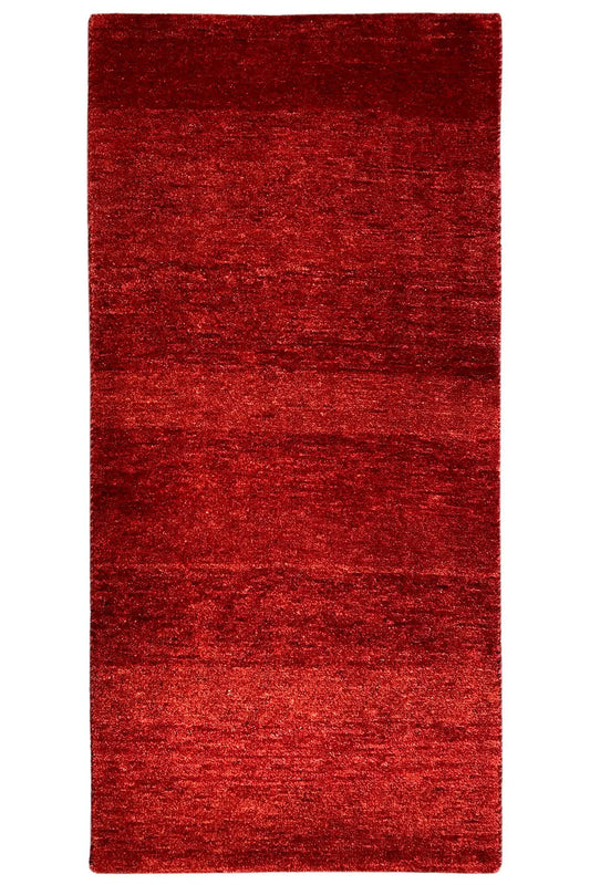 Whole carpet, red-bordeaux, rectangular, mottled stripe sections