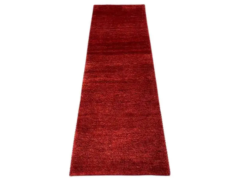 Gabbeh rug, red, narrow runner 194×62 cm