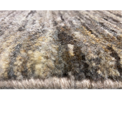 Gabbeh rug 243x169 cm, close-up of the pile with mottled gray-beige tones