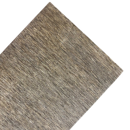 Gabbeh rug in dark beige, mottled stripe pattern, even surface