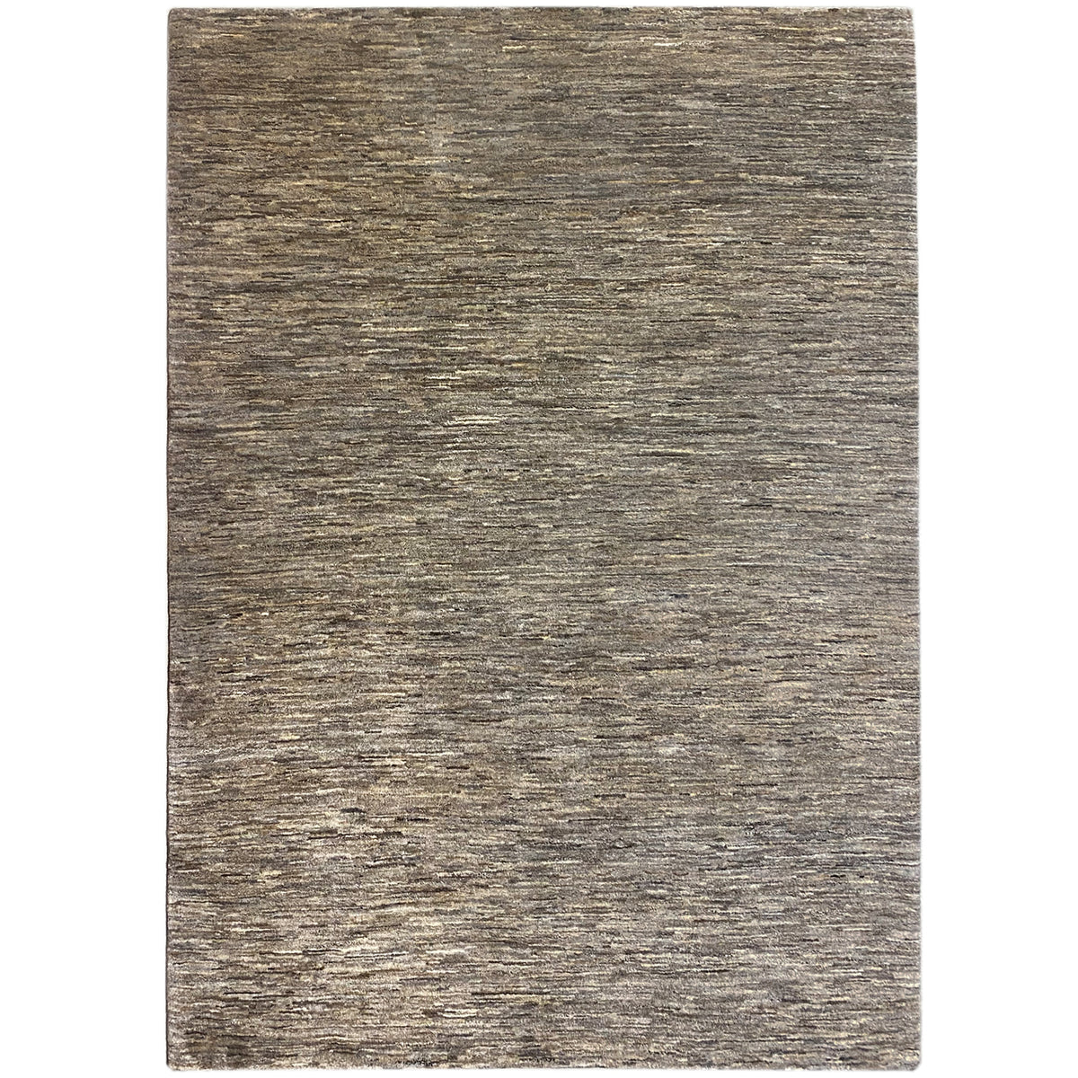 Gabbeh rug with beige, mottled flat weave, rectangular
