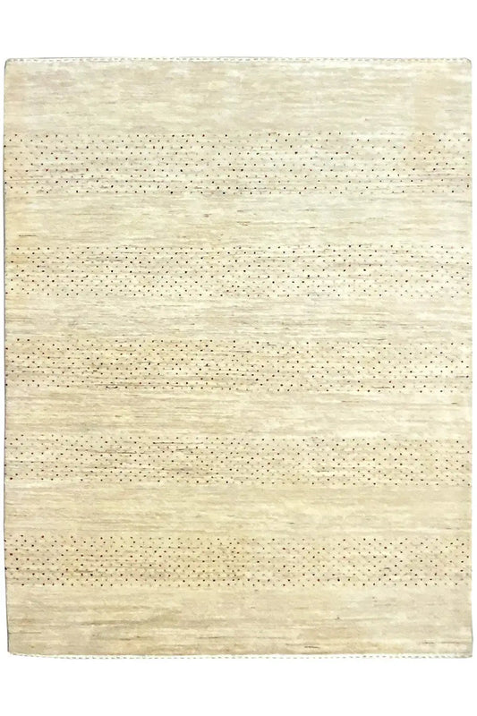 Gabbeh rug, rectangular variant with horizontal lines and fine color dots