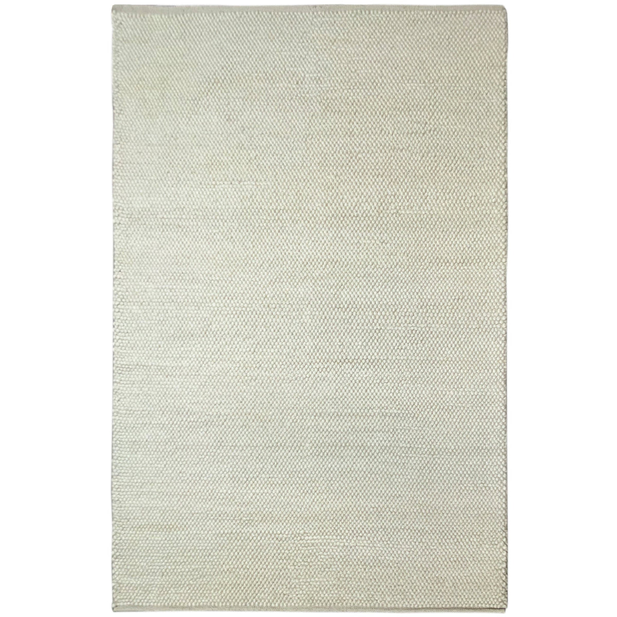 Rug, light beige, smooth woven texture, rectangular