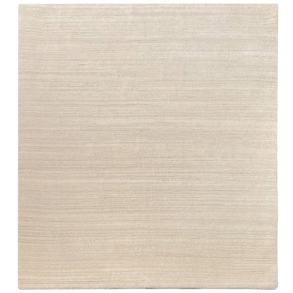 Gabbeh rug, natural, appearing square, light beige surface with fine lines