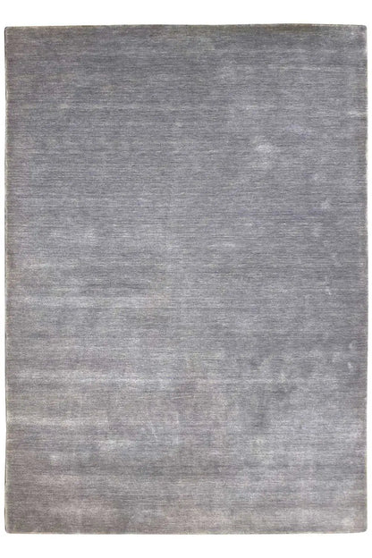 Gabbeh rug (240x170 cm), solid gray, even pile surface