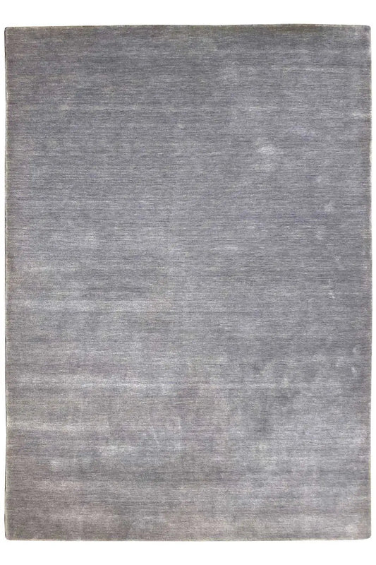 Gabbeh rug (240x170 cm), solid gray, even pile surface
