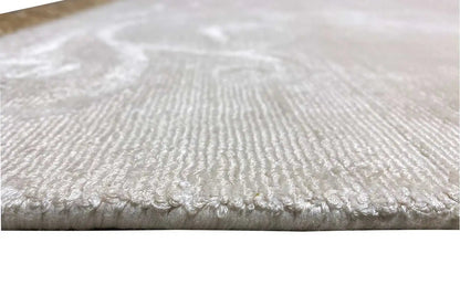 Gabbeh rug 224x170 cm, close-up of the texture and surrounding fringes