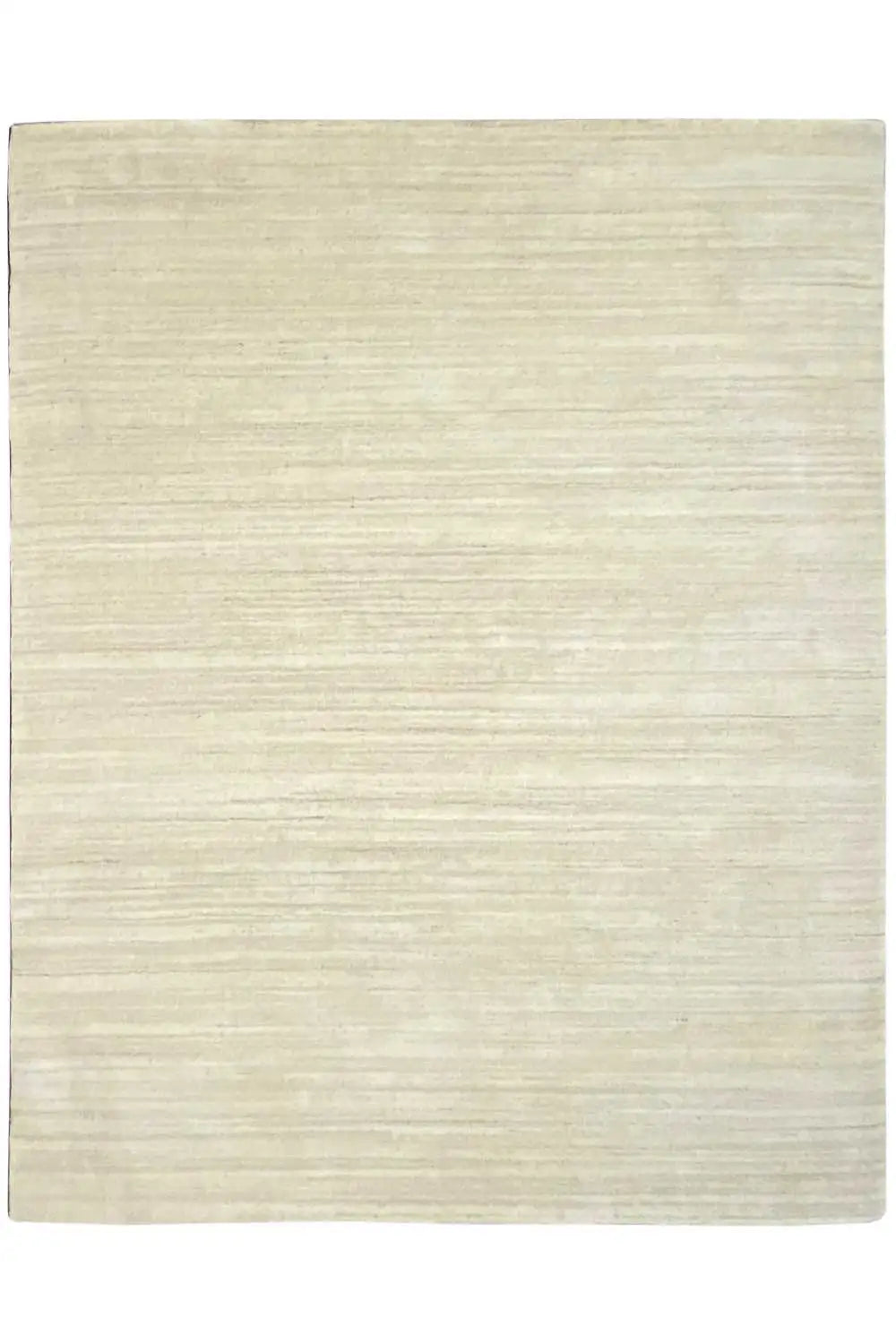 Gabbeh rug 201x253 cm in light beige with a fine, even pattern