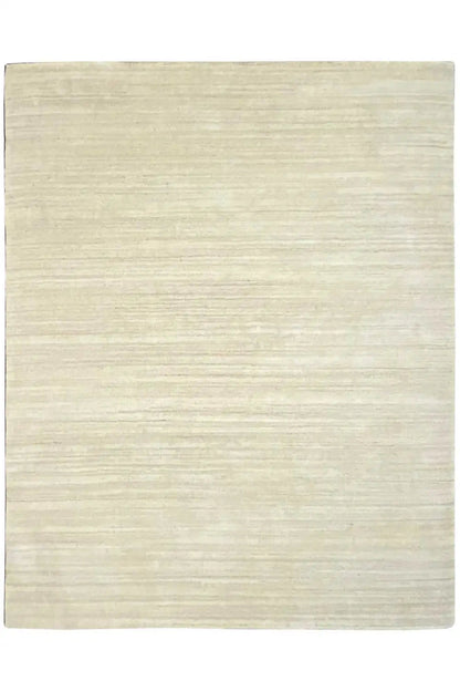 Gabbeh rug 201x253 cm in light beige with a fine, even pattern