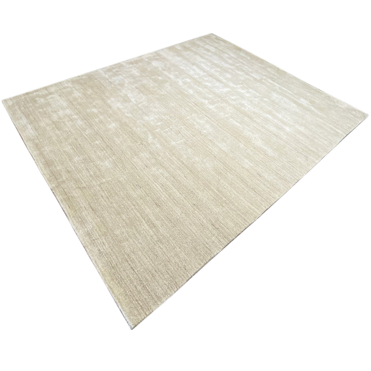 Beige carpet with a calm, light pattern and a dense, uniform surface