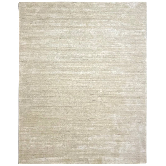 Beige rectangular rug with a fine, even texture and light lines