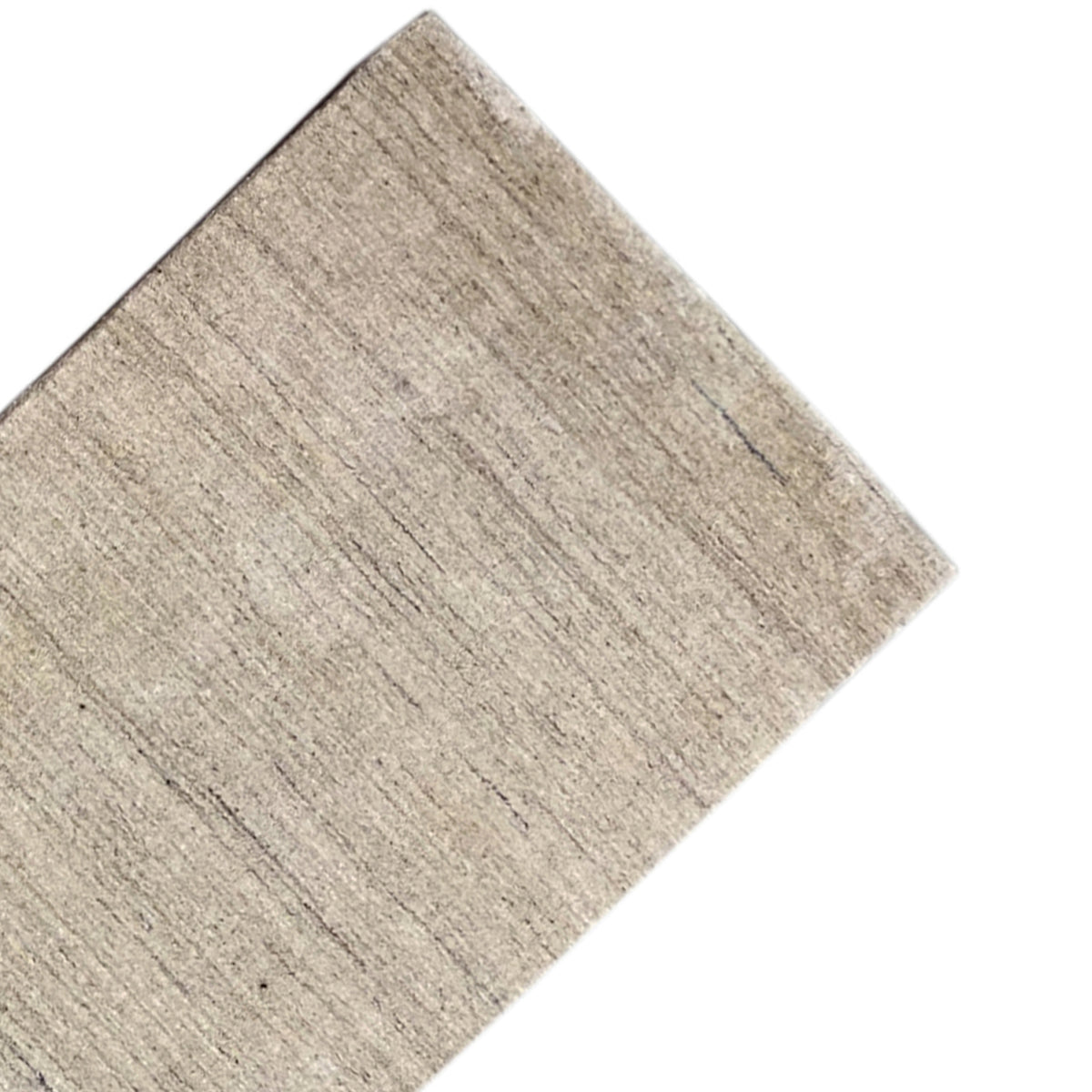 Carpet detail: narrow strip with fine lines and an even woven texture