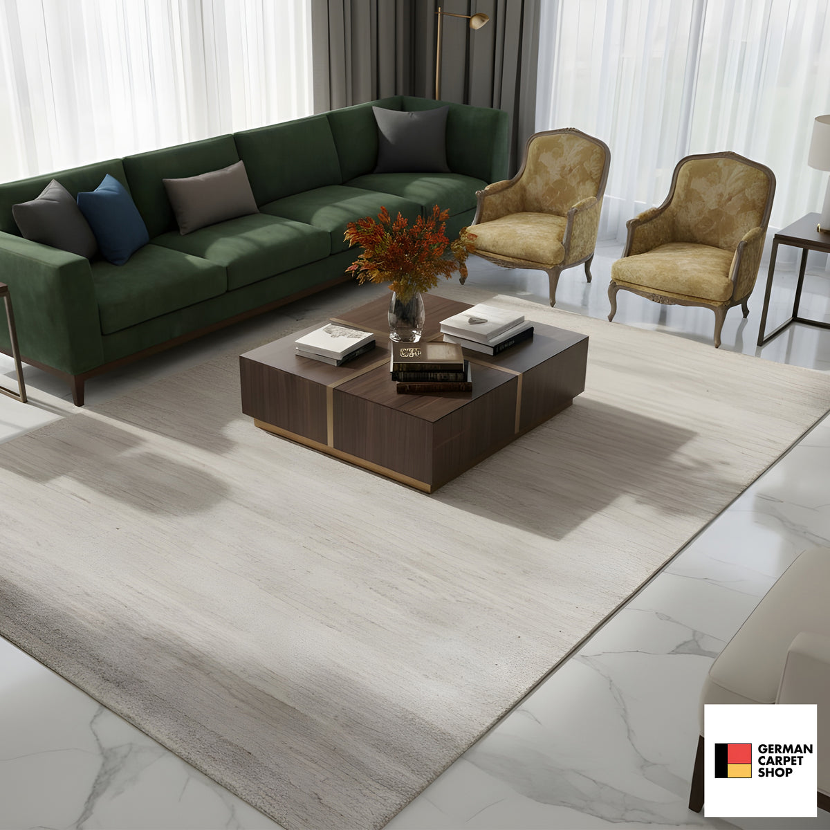 Gabbeh rug Natural (199x151 cm), light beige, fine pattern, rectangular