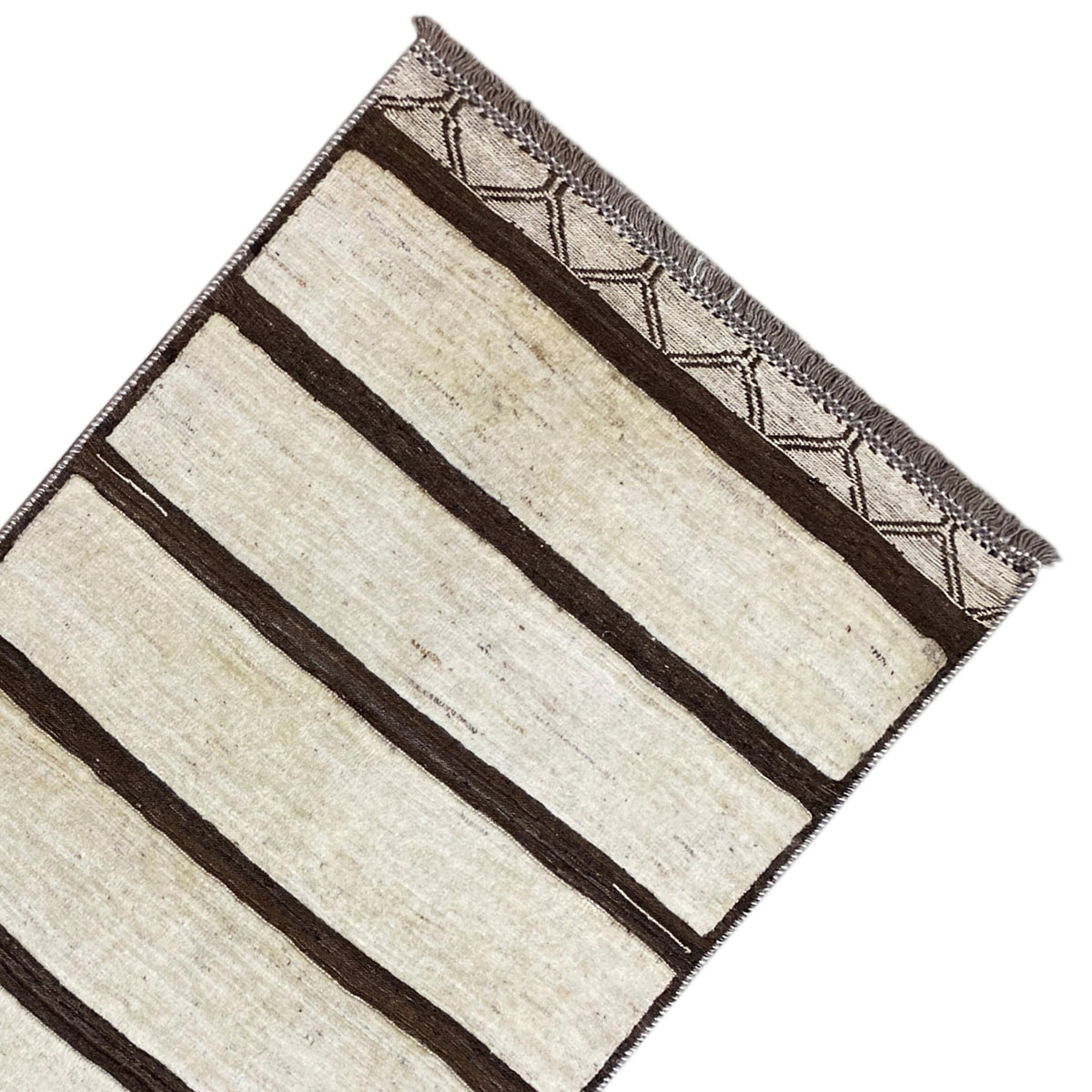 Nimbaft rug 161x92 cm with decorative trim along the edge