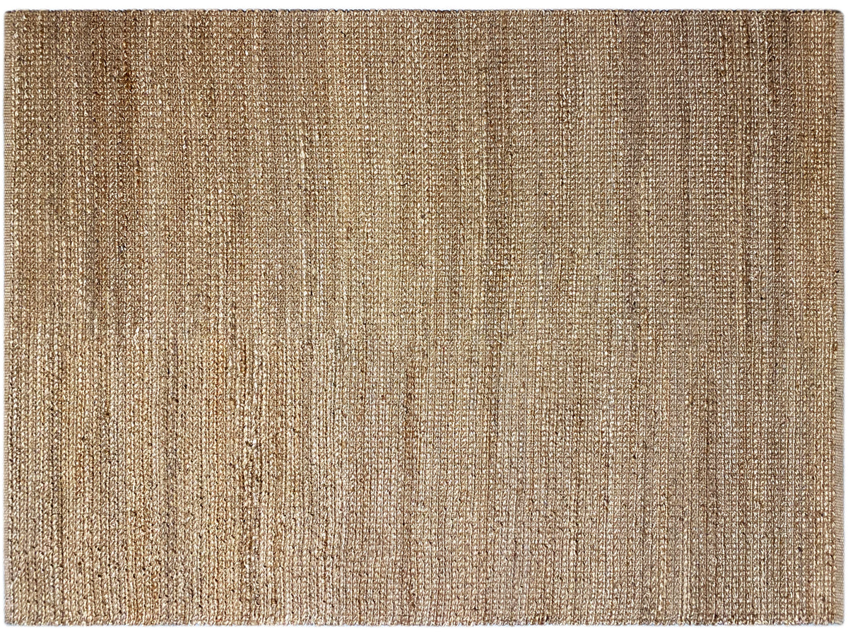 Soumakh Durry-Teppich 230x160 cm, beiges meliertes Flachgewebe, feine Struktur