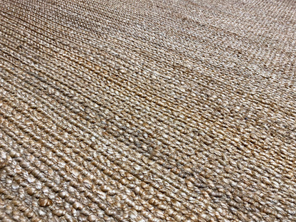 Soumakh Durry-Teppich 230x160 cm, Nahaufnahme der gewebten Oberfläche, beiger Melange-Look