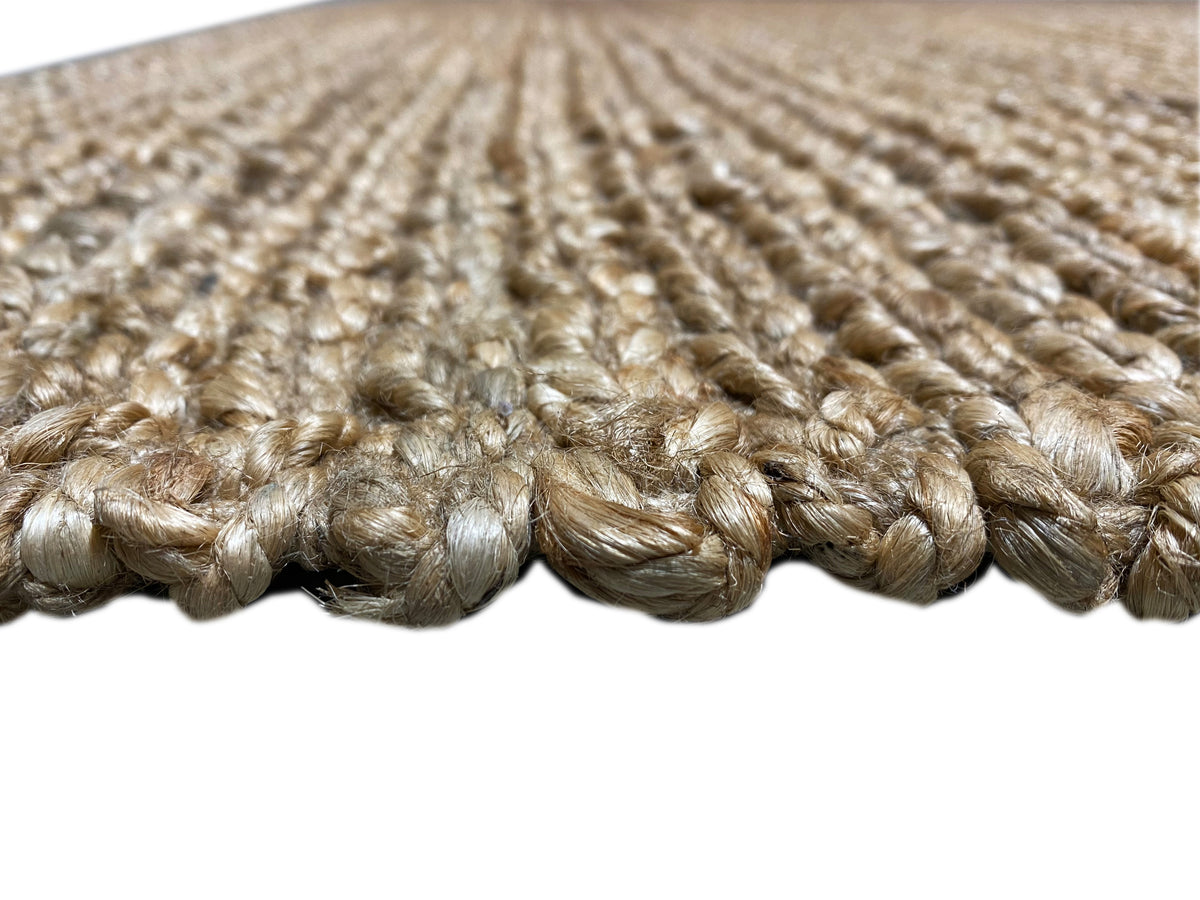 Soumakh Durry-Teppich 230x160 cm, Detail der Teppichkante mit dichtem Webfaden