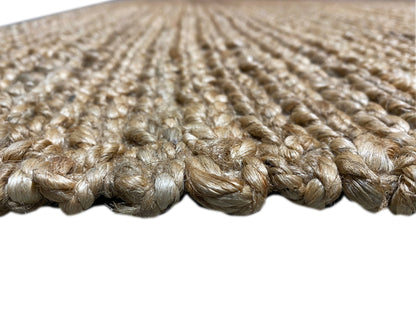 Soumakh Durry-Teppich 230x160 cm, Detail der Teppichkante mit dichtem Webfaden