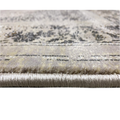 Wiesner rug 160x230 cm side view: short fringes and woven texture along the edge