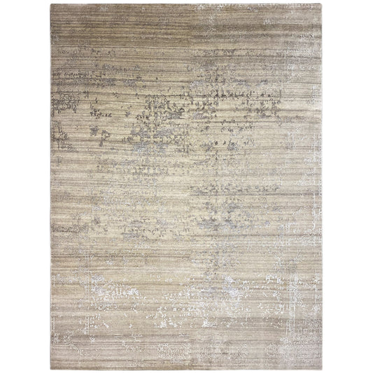 Rug 300x205 cm with a rectangular surface, beige-gray vintage pattern
