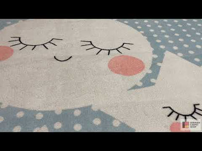 Children's rug “Star World”, blue, 140x200 cm