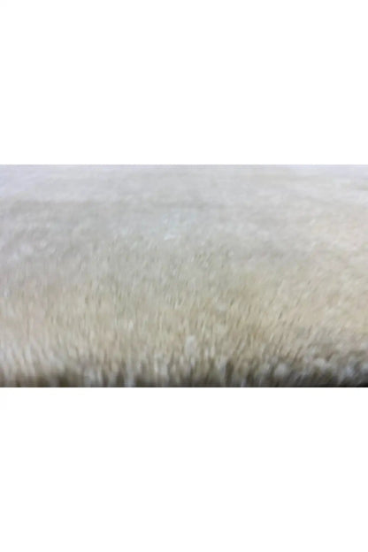 Gabbeh rug, close-up of the pile surface, light beige