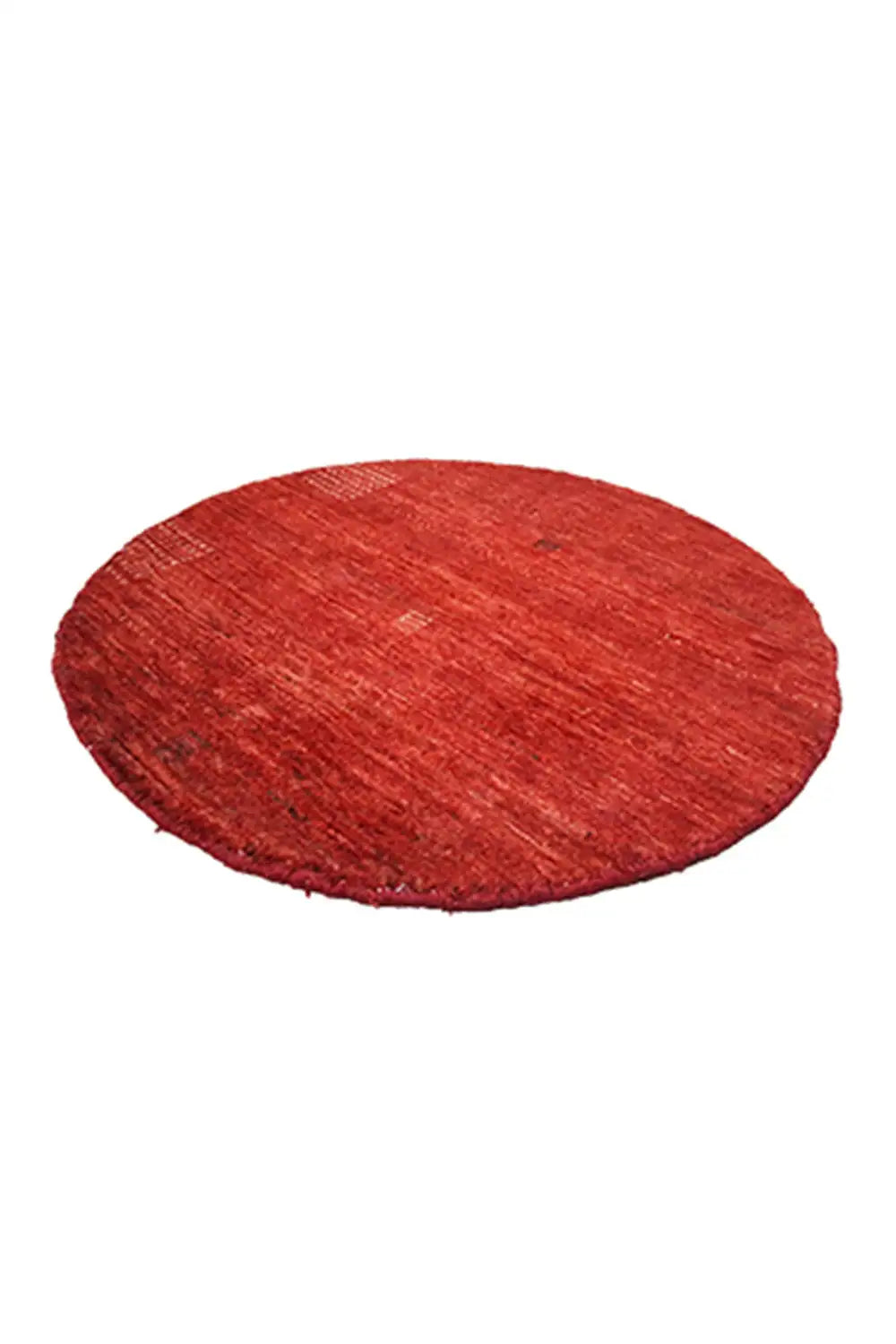 Red gabbeh textile with a dense, even weave structure