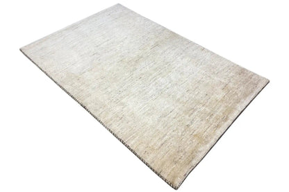 Gabbeh rug 150x101 cm, cream-colored rug with a fine, even weave structure