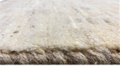 Gabbeh rug 150x101 cm, close-up of the pile and fringed edge finish