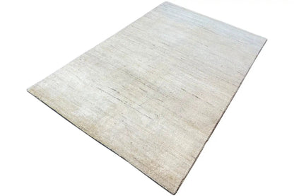 Gabbeh rug 174x110 cm, light beige heathered, flat-woven, rectangular