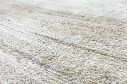 Gabbeh rug 174x110 cm, light beige with a fine, denser pile pattern