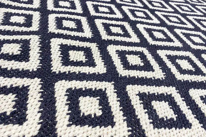 Modern Kilim - Samak 04 Black - German Carpet Shop