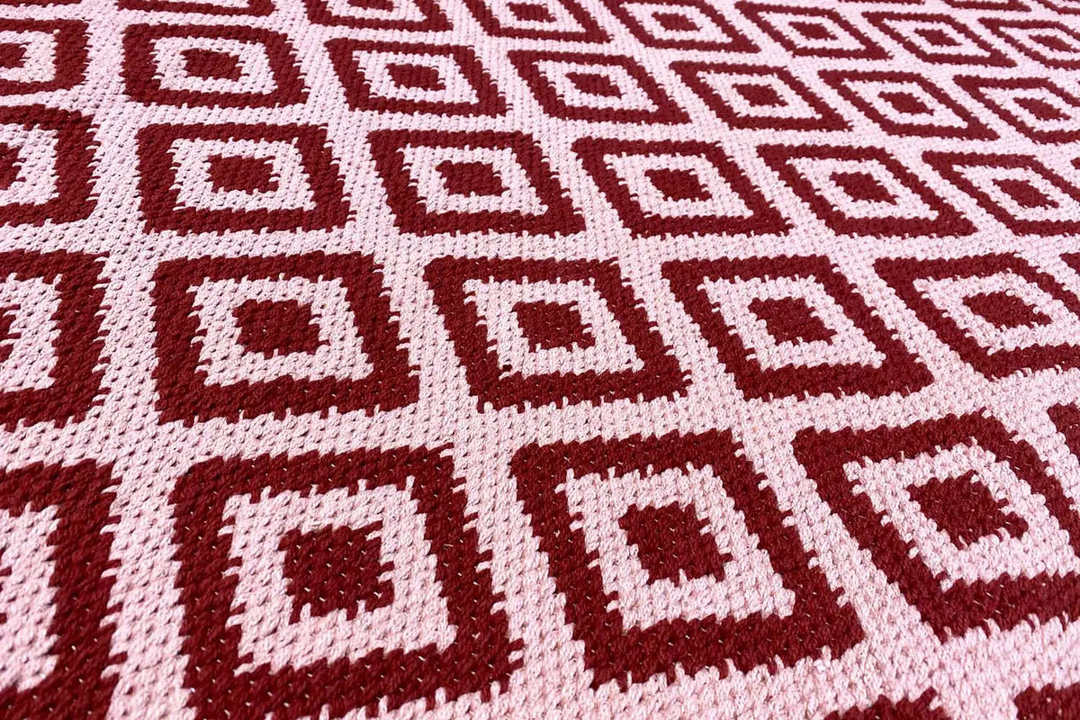Modern Kilim - Samak 04 Red - German Carpet Shop
