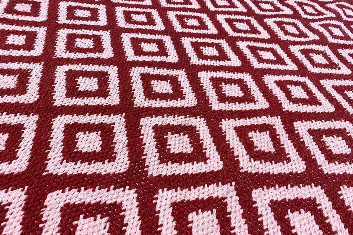 Modern Kilim - Samak 04 Red - German Carpet Shop