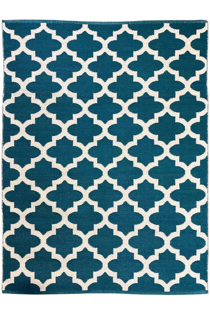 Modern Kilim - Samak 03 Green - German Carpet Shop