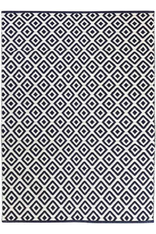 Modern Kilim - Samak 04 Black - German Carpet Shop