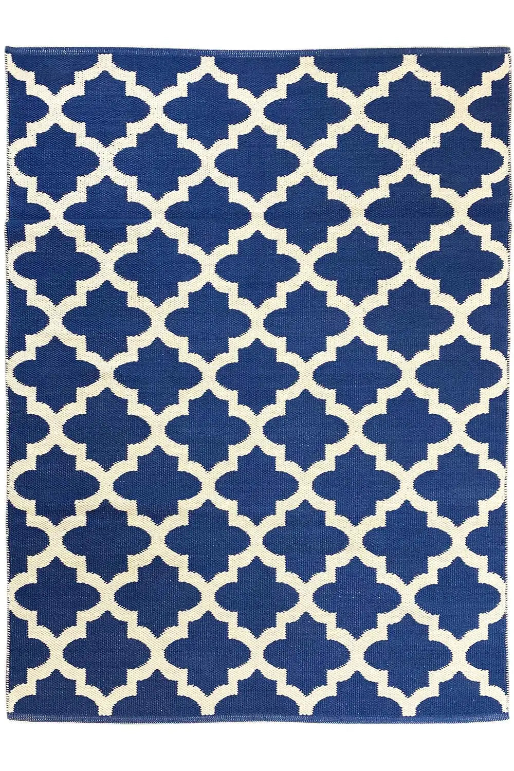 Modern Kilim - Samak 03 Blue - German Carpet Shop