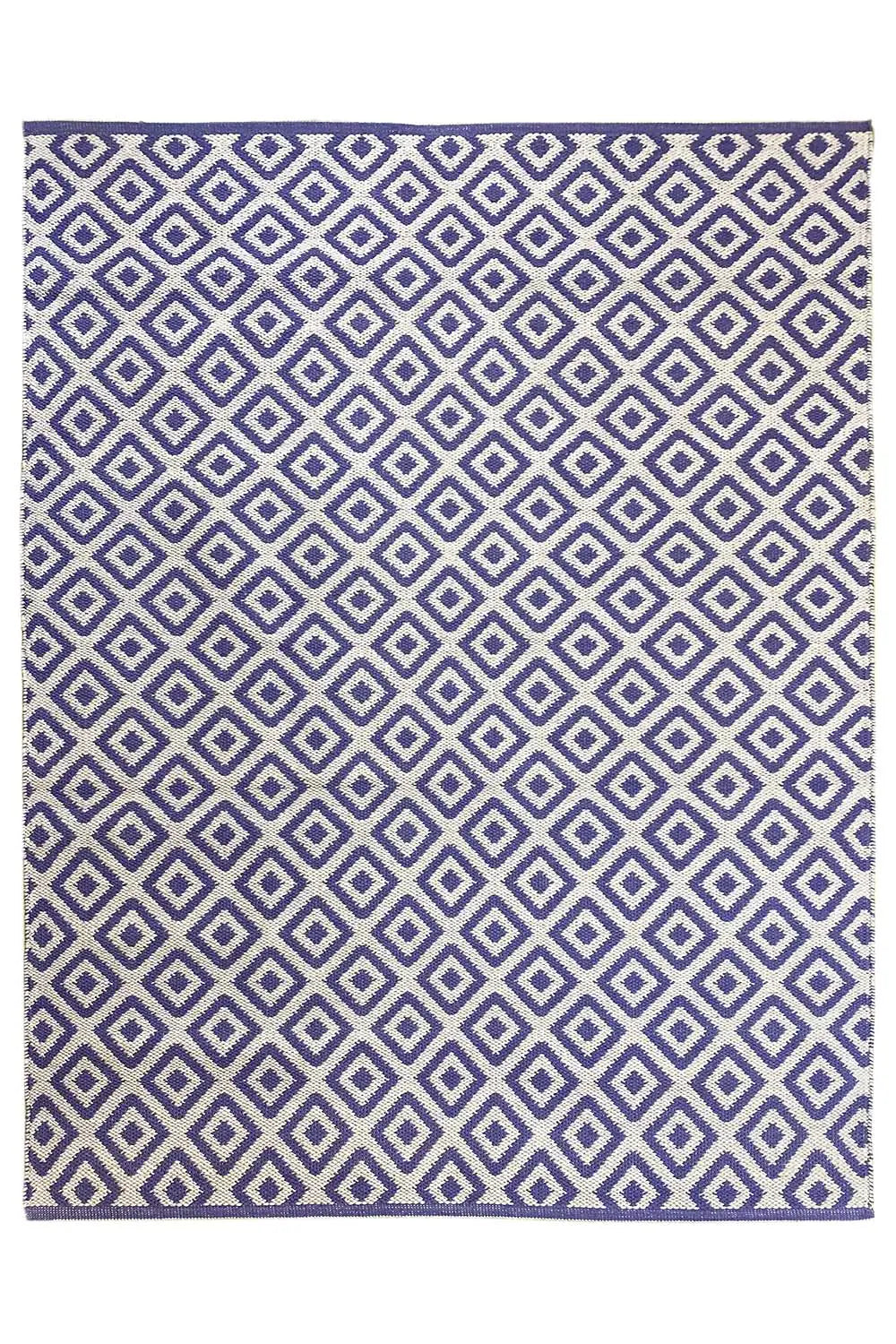 Modern kilim - Samak 04 Violet - German Carpet Shop