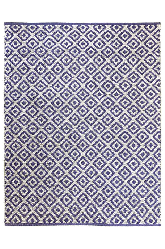 Modern kilim - Samak 04 Violet - German Carpet Shop