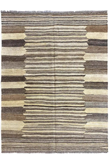 Kilim Qashqai rug, rectangular, central motif of horizontal stripes