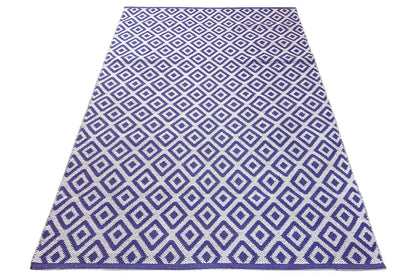Modern kilim - Samak 04 Violet - German Carpet Shop