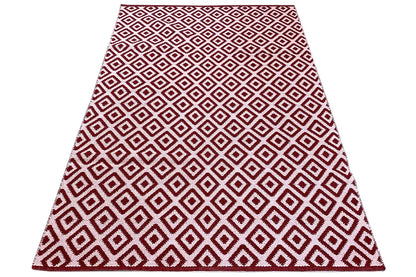 Modern Kilim - Samak 04 Red - German Carpet Shop